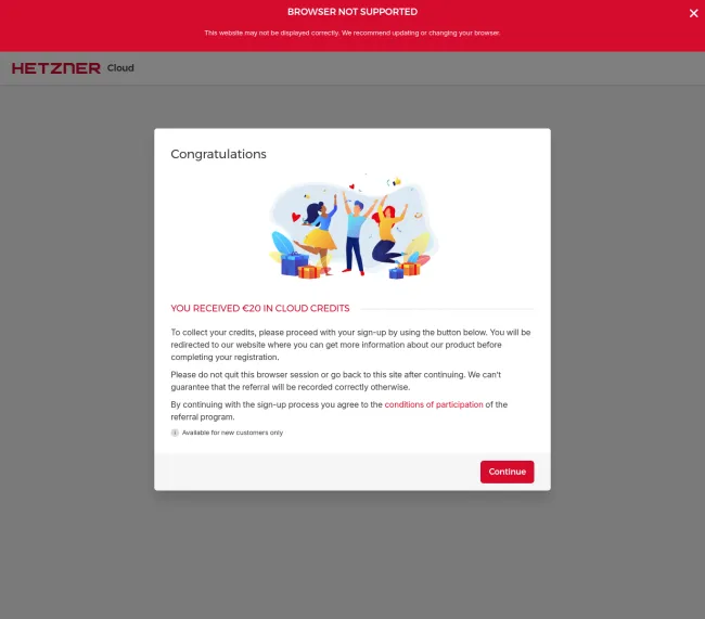 $20 gratis para iniciar tu proyecto en la nube con Hetzner