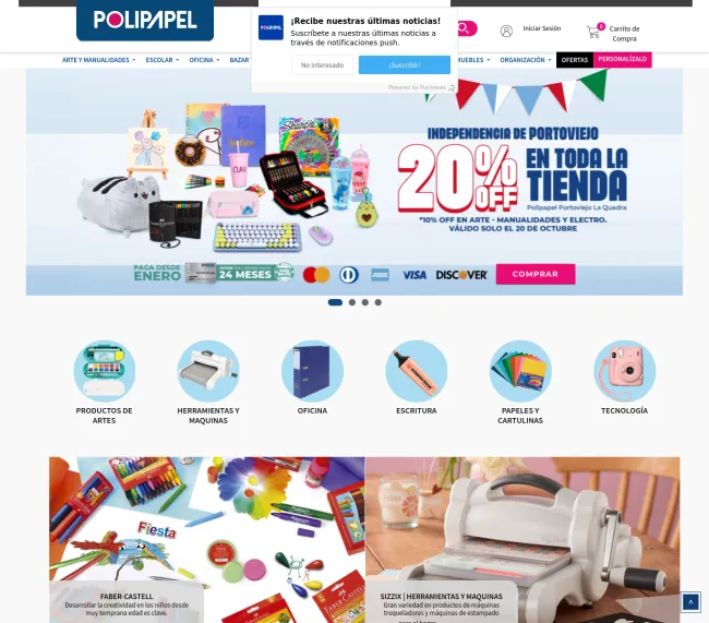 Cupón de 10% de descuento en Polipapel