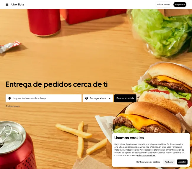 Cupón de $8 de regalo pidiendo en UberEats en Listo, Medicity, La Guardia, Santa Maria