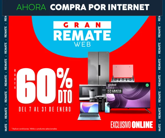 Remate en Marcimex descuentos hasta el 60%