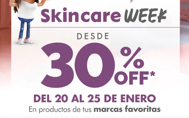 Skincare Week: ¡Hasta 30% OFF! en Pharmacys