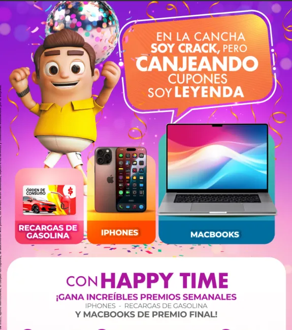 Happy Time en Pharmacys - Gana increíbles premios