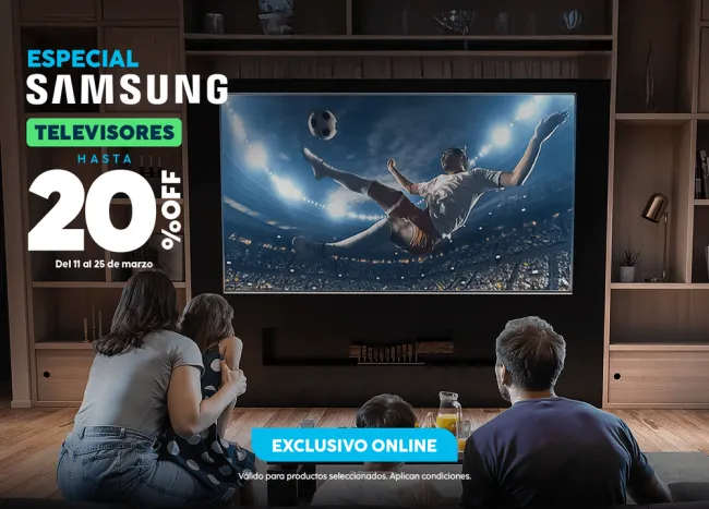 🎉 Samsung a precio especial: Hasta 20% OFF en televisores, en Marcimex