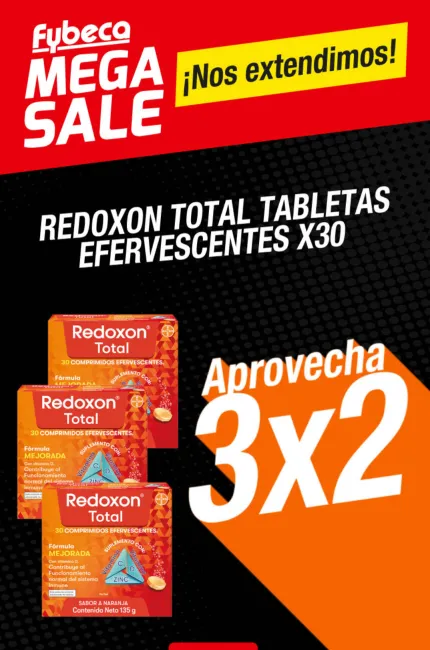 No te pierdas 𝟯𝙭𝟮 en Redoxon 💙 Protégete de la gripe 🛡️