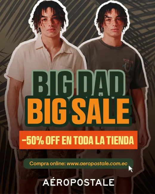 Aéropostale - 50% OFF en toda la tienda para armar el outfit perfecto para papá