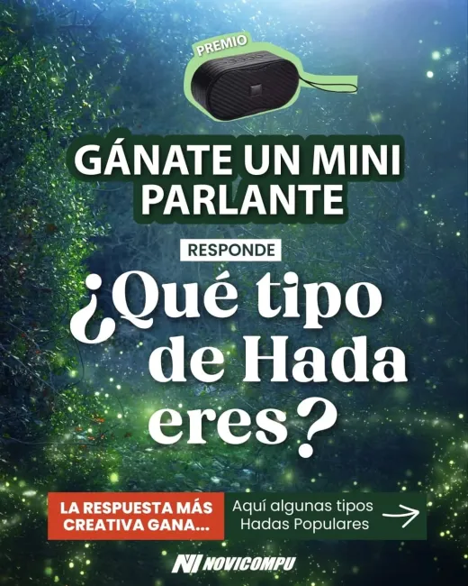 Novicompu Concurso Mini Parlante - Participa y Gana