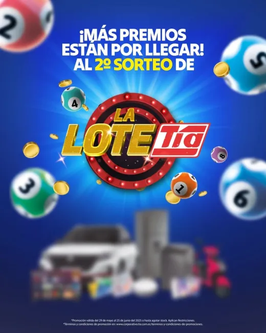 Tia Sorteo Premios LaLotetía 2025 - Gana Premios con Compras