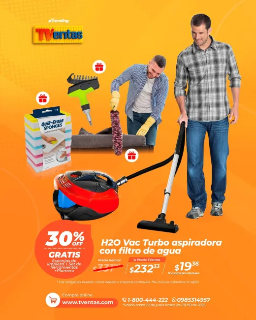 Ofertas en herramientas de limpieza: mopas, aspiradoras y más con descuentos hasta 30%