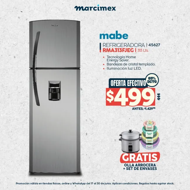 Ofertas Marcimex: Electrodomésticos y Deportes con Regalos y Créditos Directos hasta 30 de Junio 2025