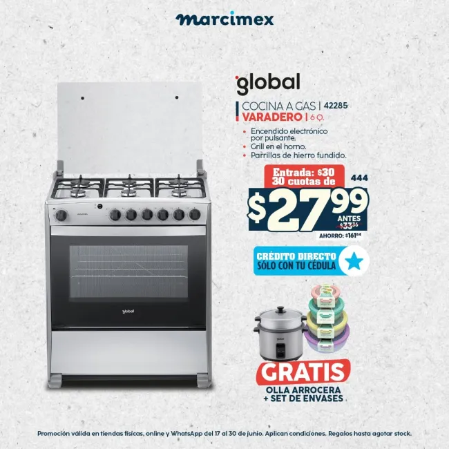 Ofertas Marcimex: Electrodomésticos y Deportes con Regalos y Créditos Directos hasta 30 de Junio 2025