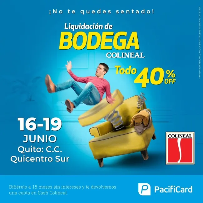 40% de descuento en Colineal de Quicentro Sur