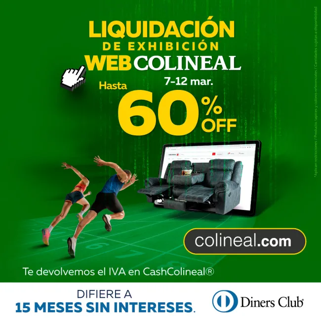 Venta de Liquidación de Exhibición Web | Muebles, colchones y accesorios Colineal