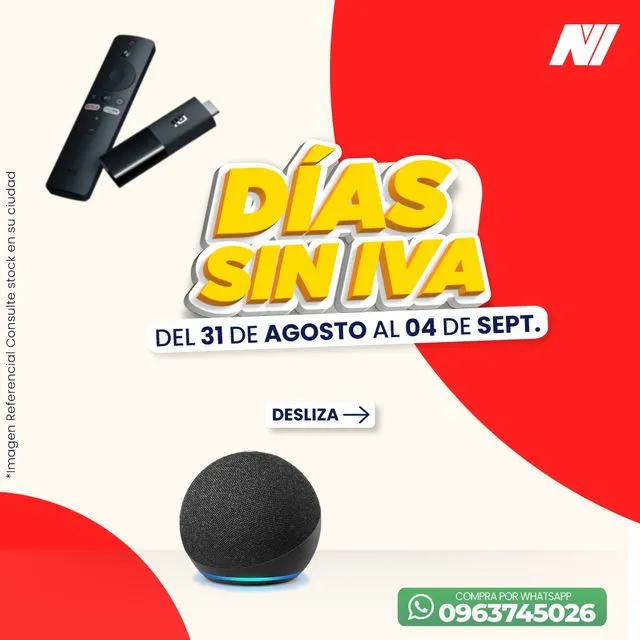 Días sin IVA en Novicompu