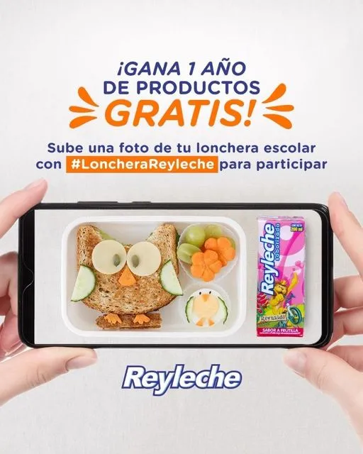 Participa por UN AÑO DE PRODUCTOS @reyleche GRATIS