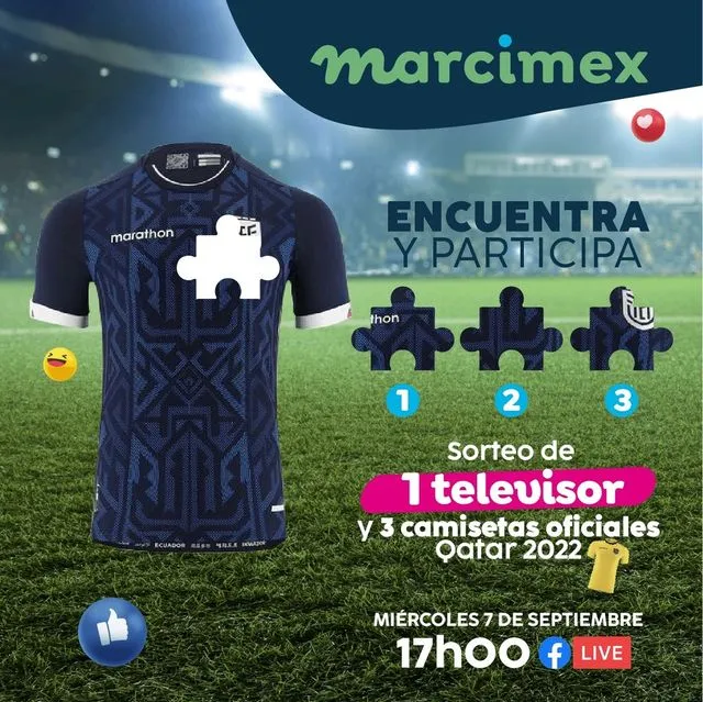 Gana un televisor o camisas oficiales de Qatar 202w