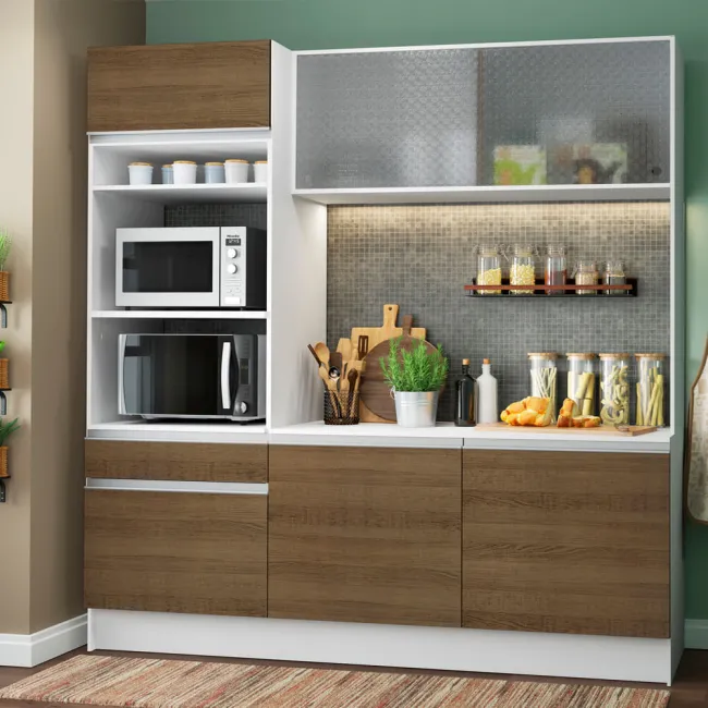 Mueble de cocina grande 210x190x52 con el 77% de descuento