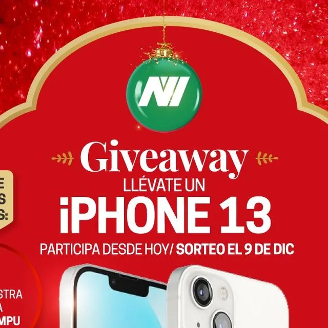 Gana un iPhone 13 con Novicompu
