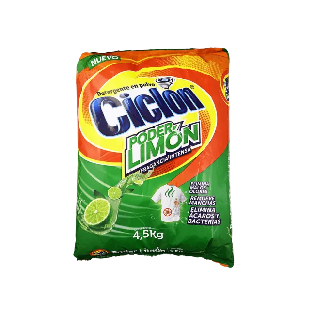 Ciclón Detergente Poder Limon 4.50 kg