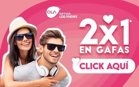 2x1 en gafas y armazones por San Valentín en Óptica Los Andes