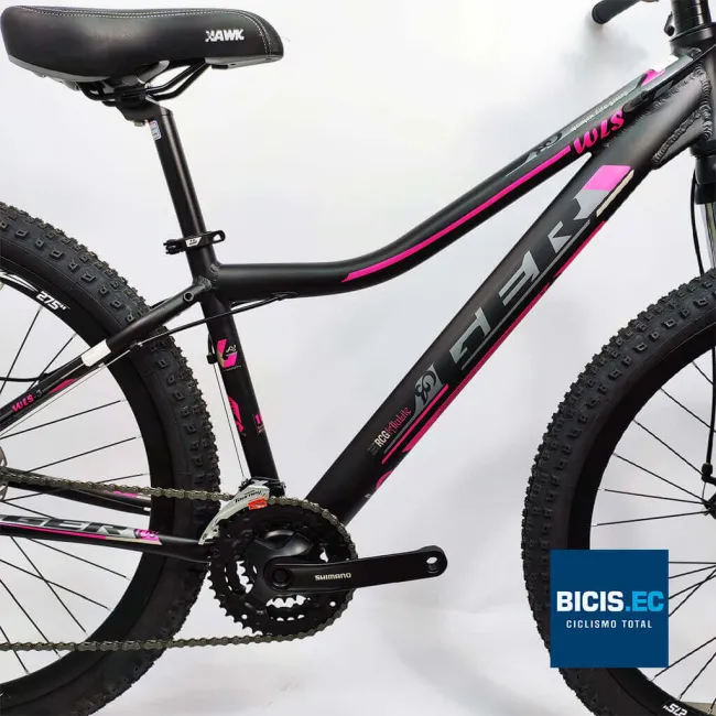Bicicleta Para Mujer ARO 27.5 GER MISS 2.0 Negro Fucsia – BICIS.EC