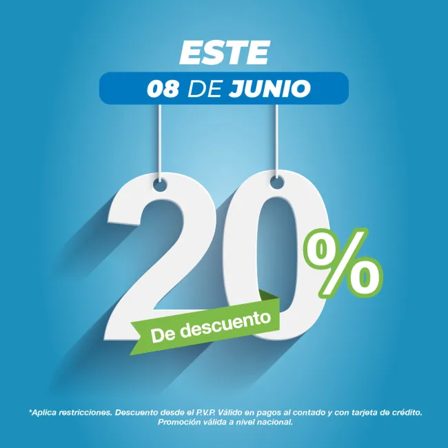 20% de descuento en dermocosmética