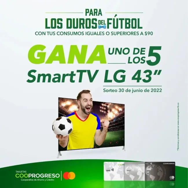 Gana un SmartTV de 43 pulgadas