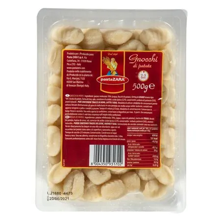 Gnocchi Pasta Zara Di Patate 500g