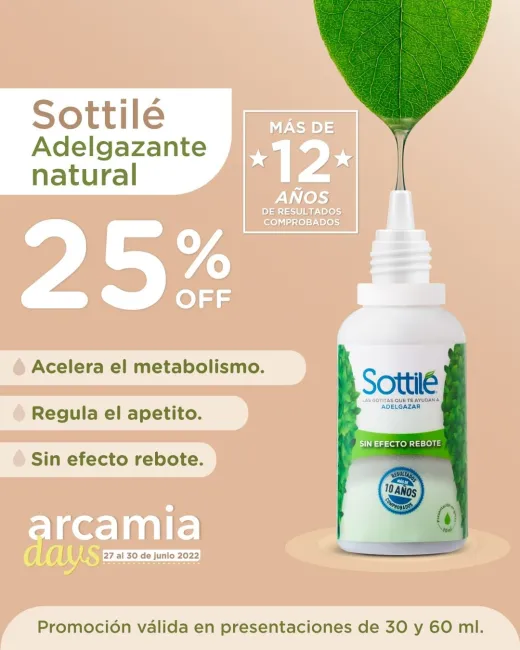 Sottilé 30ml más plan nutricional