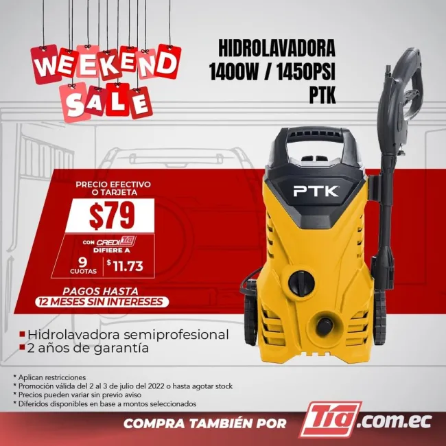 Hidrolavadora PKT en oferta