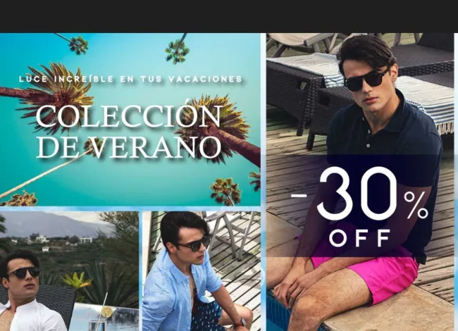 30% de descuento en ropa de la colección de verano