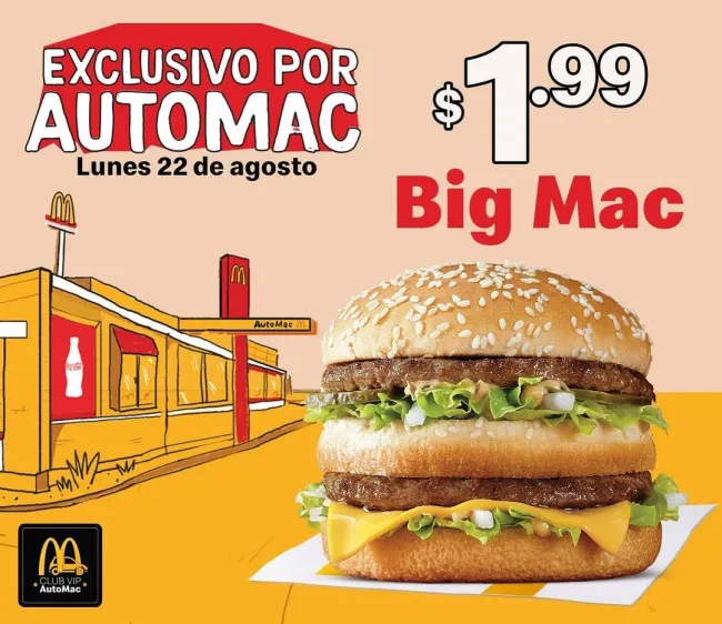 🍔Big Mac a $1.99 🤩🤩