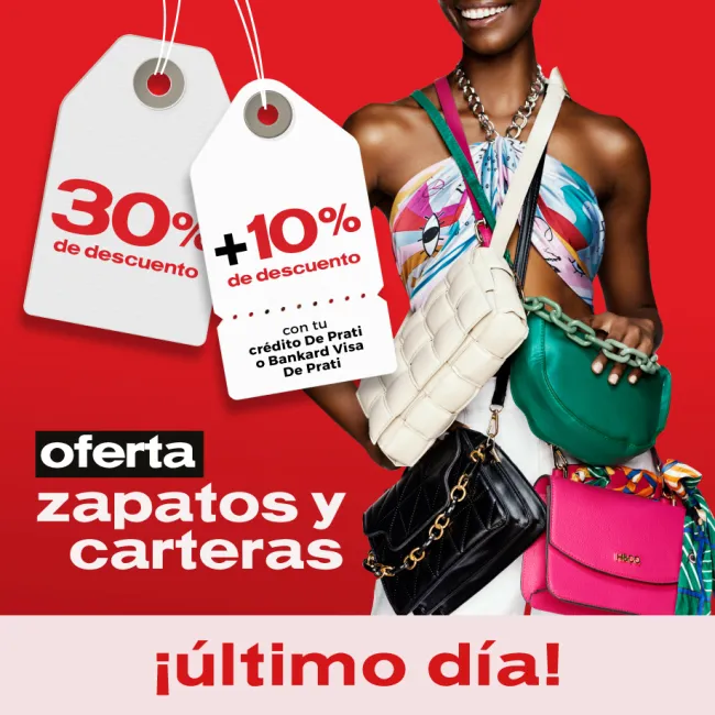 30% de descuento en zapatos